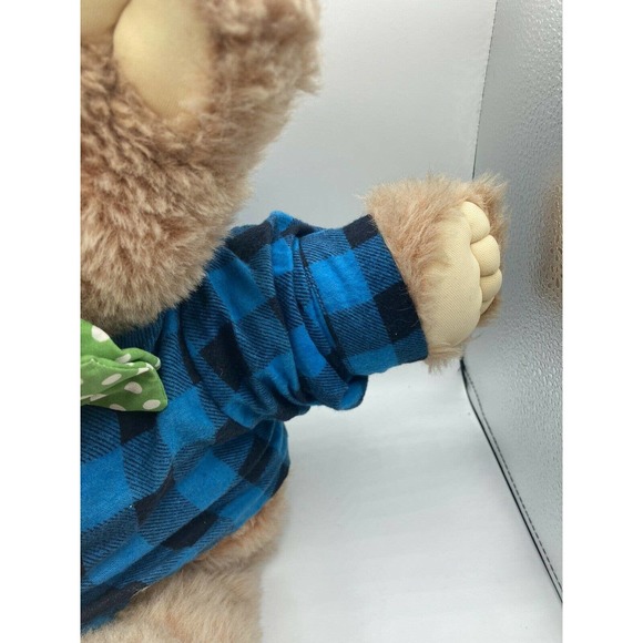 Cabbage Patch Stuffed Animal Vintage Xavier Roberts Furskins Bear Teddy Plush - Picture 5 of 12